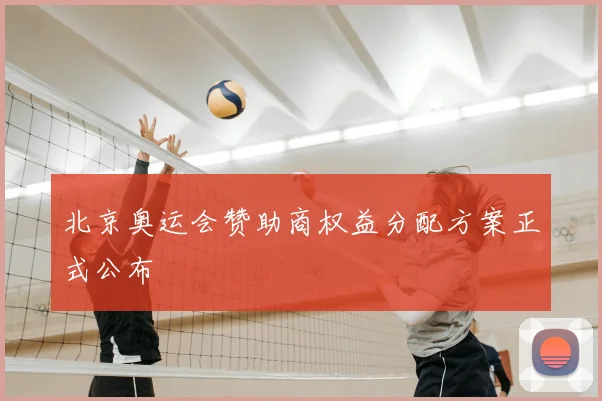 北京奥运会赞助商权益分配方案正式公布
