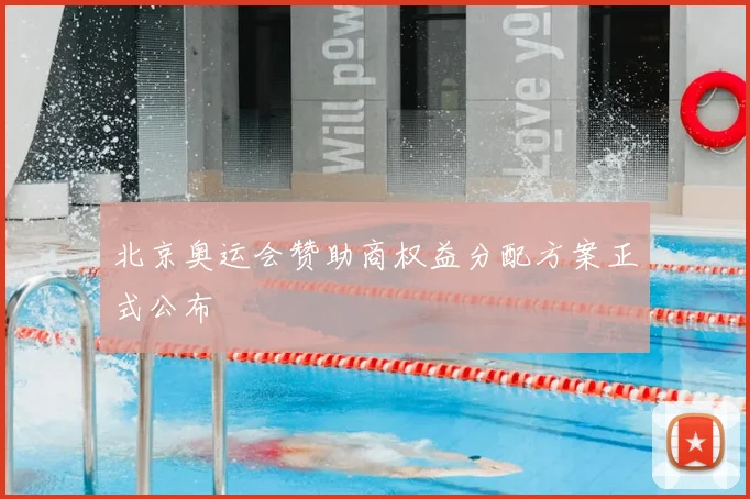 北京奥运会赞助商权益分配方案正式公布